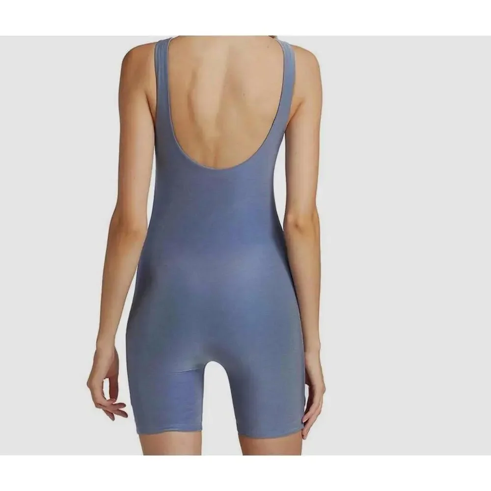 $185 TWENTY Montreal Women's Purple Knit One Piece Colorsphere Bodysuit Size‎ M